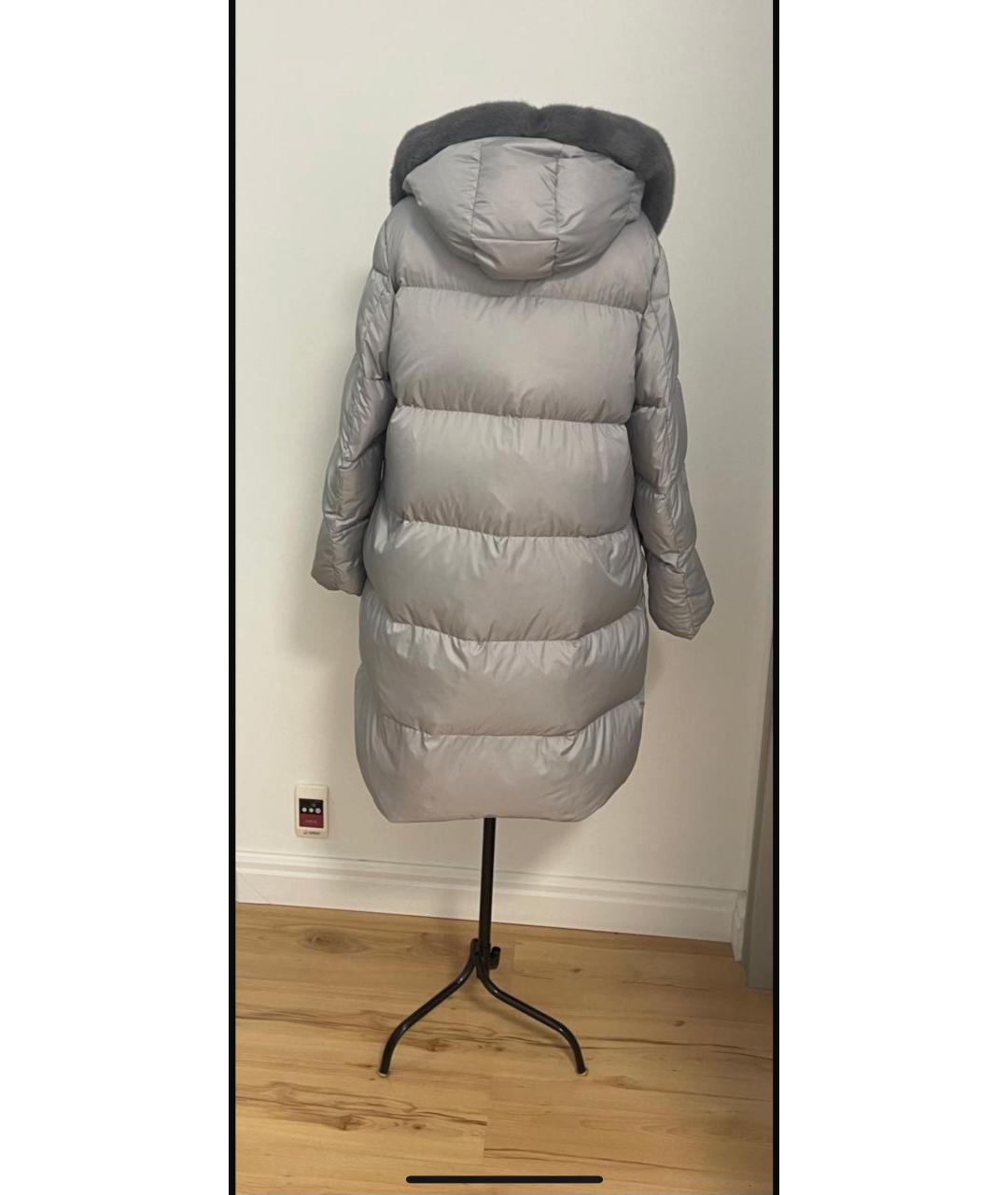 MANZONI 24 Серый полиэстеровый пуховик, фото 2