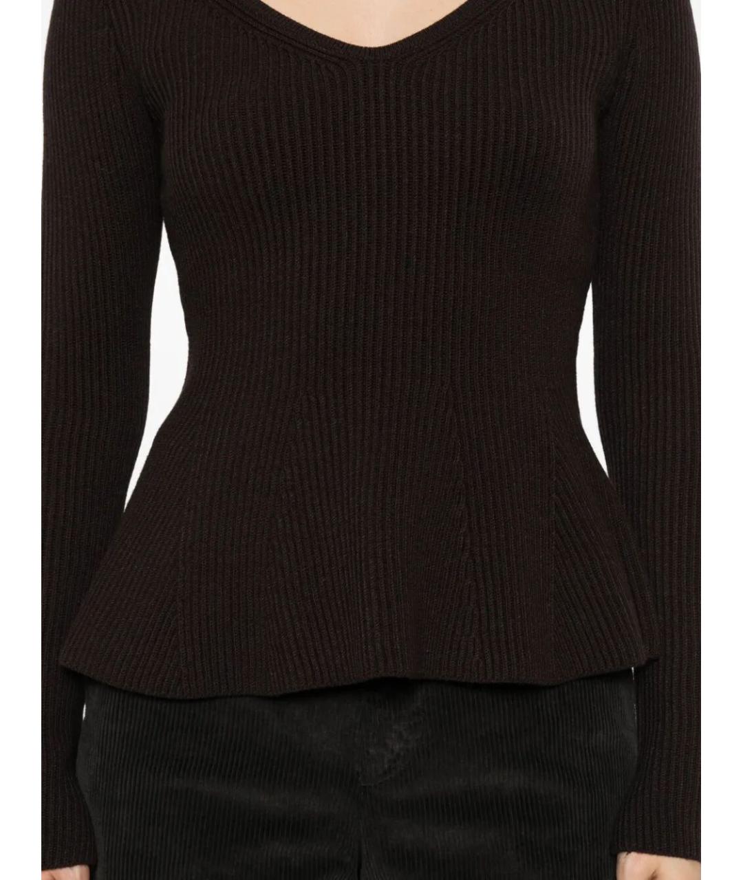 TWIN-SET Черный шерстяной джемпер / свитер, фото 3