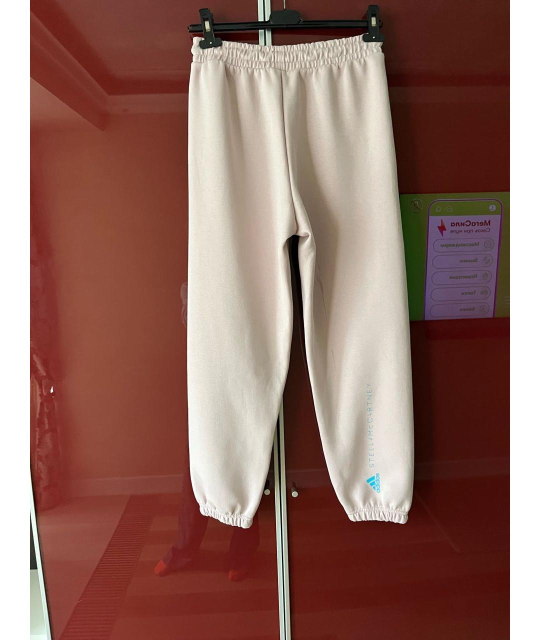 ADIDAS BY STELLA MCCARTNEY Розовые хлопковые спортивные брюки и шорты, фото 2
