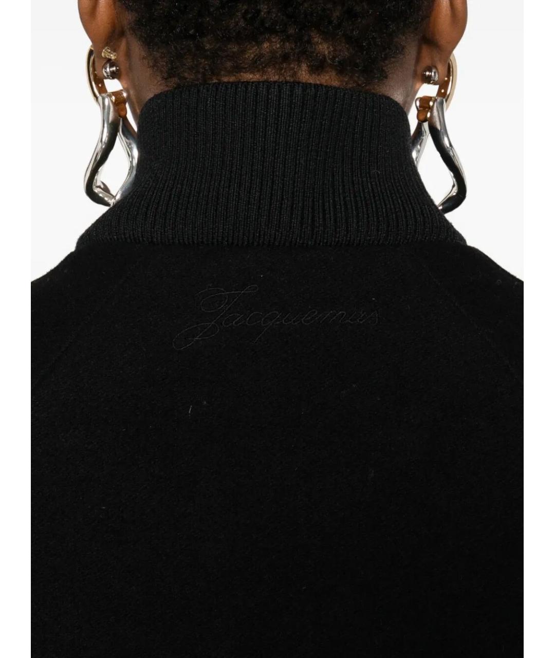 JACQUEMUS Черная шерстяная куртка, фото 3