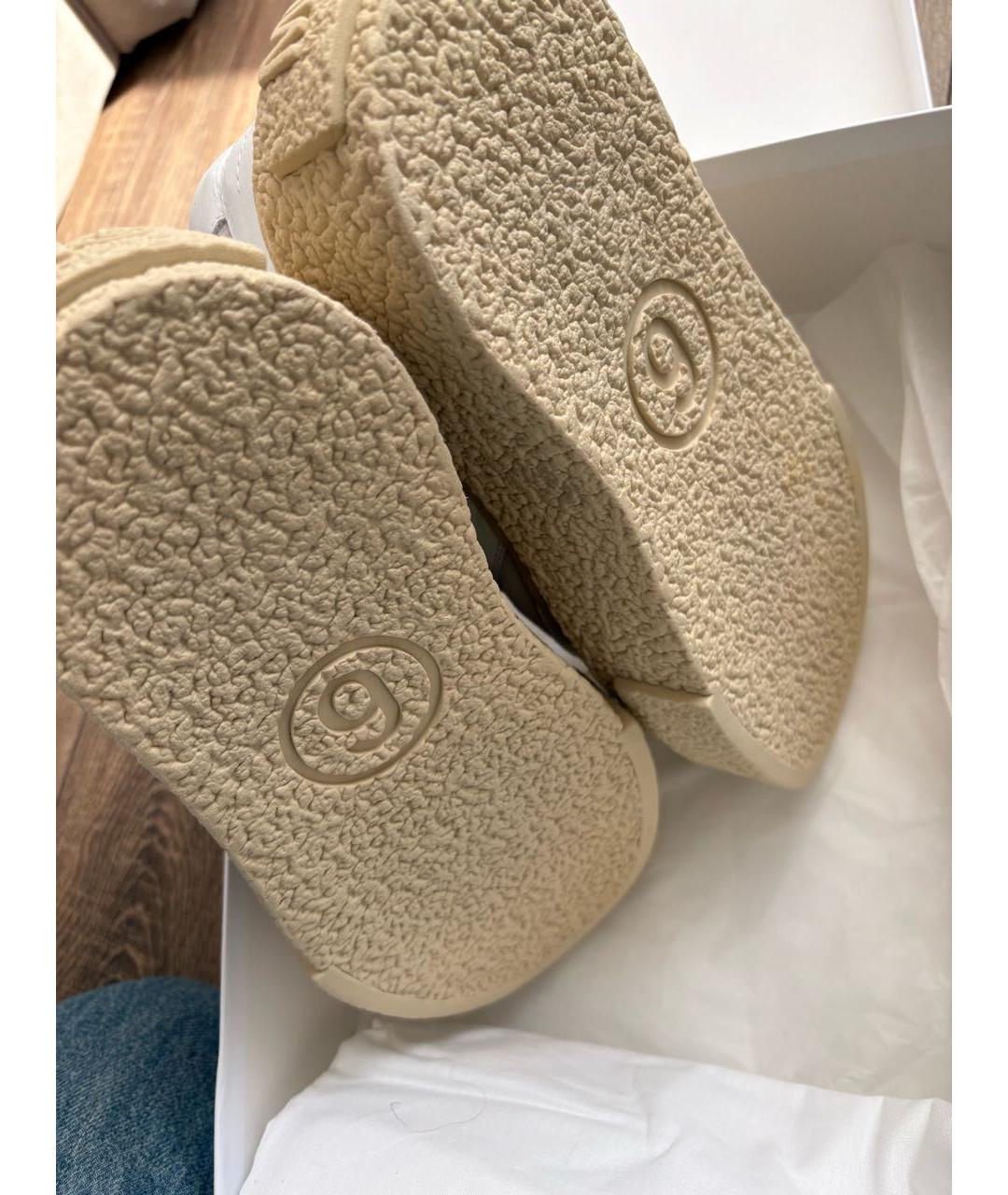 MM6 MAISON MARGIELA Белые кожаные кеды, фото 5