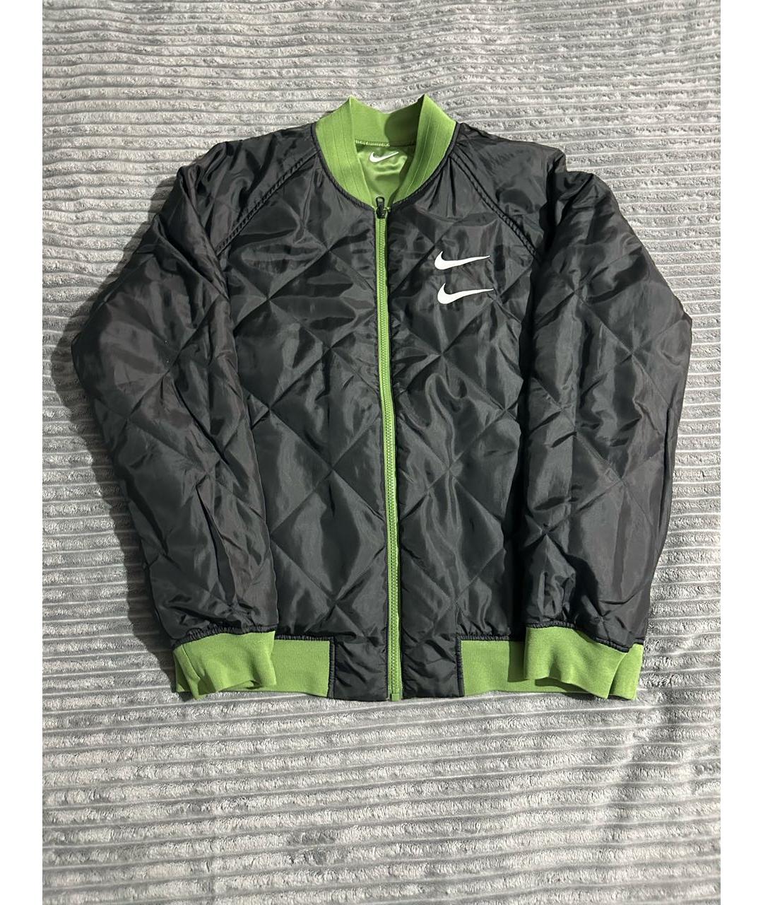 NIKE Зеленая полиэстеровая куртка, фото 3