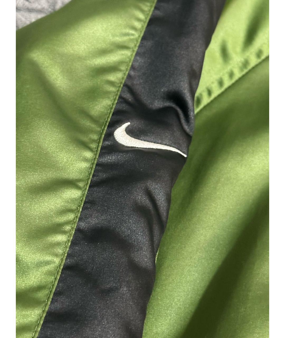 NIKE Зеленая полиэстеровая куртка, фото 7