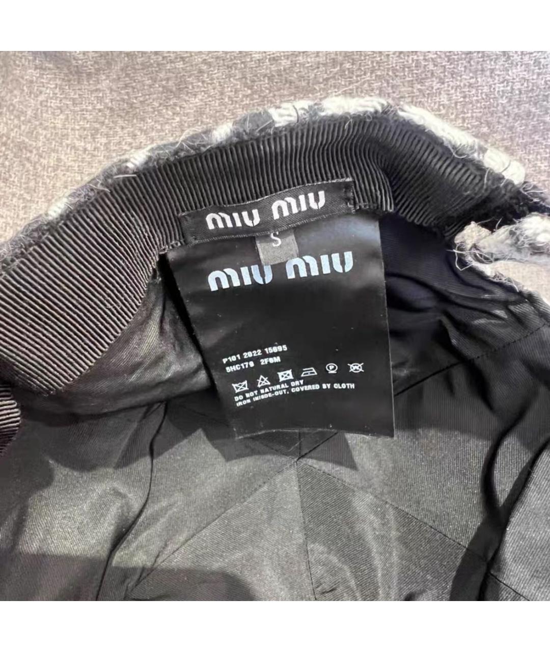 MIU MIU Белая кепка, фото 3