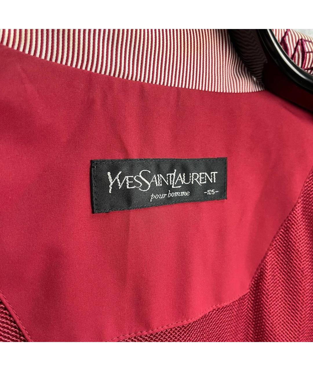 YVES SAINT LAURENT BEAUTY Бордовая куртка, фото 4