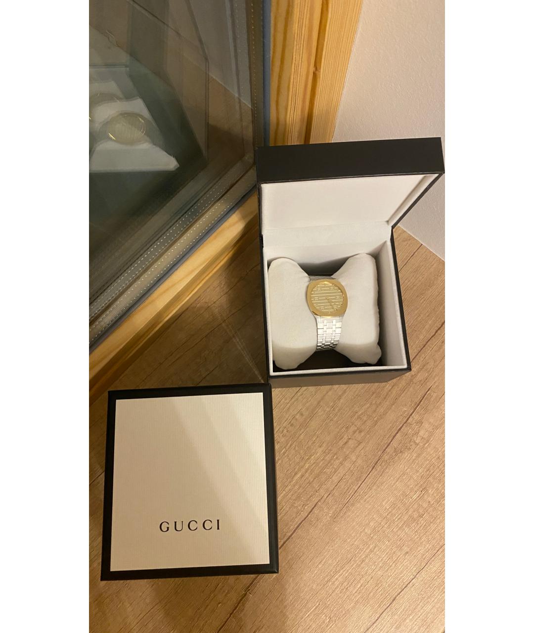 GUCCI Желтые часы из желтого золота, фото 4