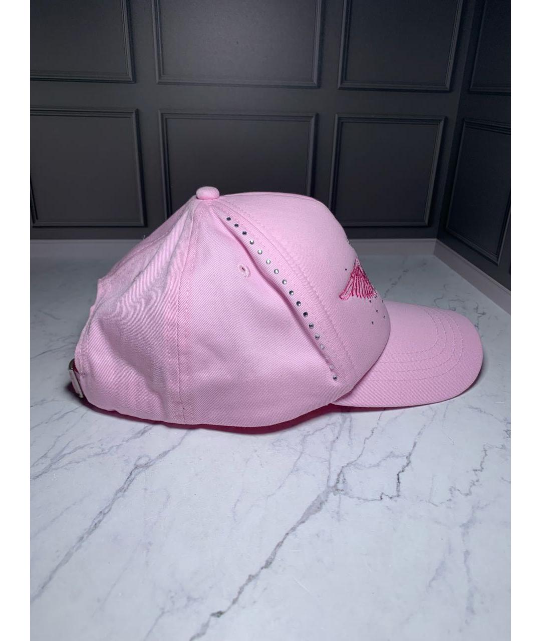 JUICY COUTURE Розовая хлопковая кепка, фото 4