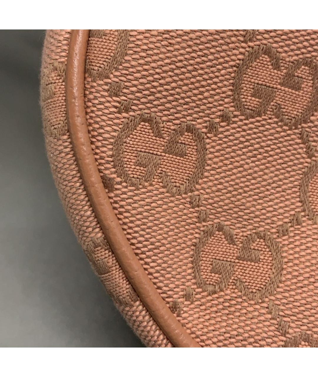 GUCCI Коралловая кожаная сумка с короткими ручками, фото 6