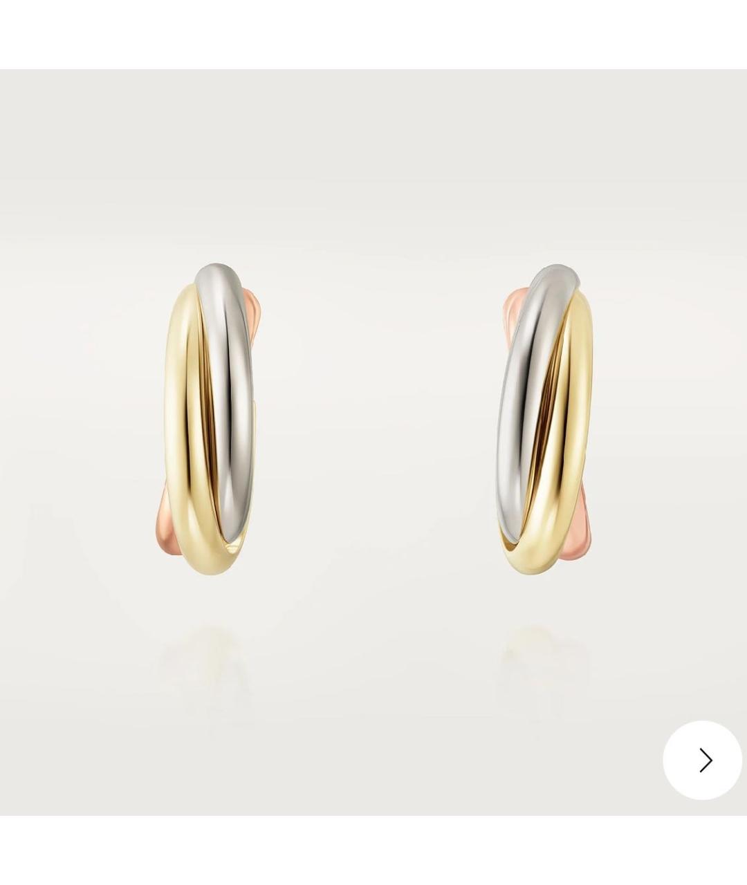 CARTIER Мульти серьги из желтого золота, фото 4
