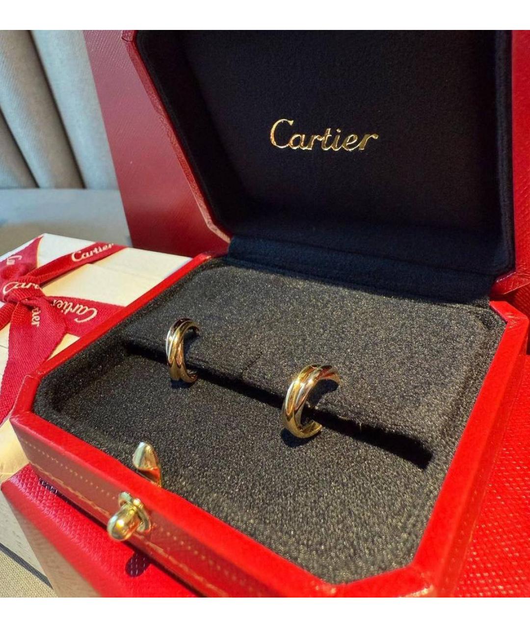 CARTIER Мульти серьги из желтого золота, фото 3