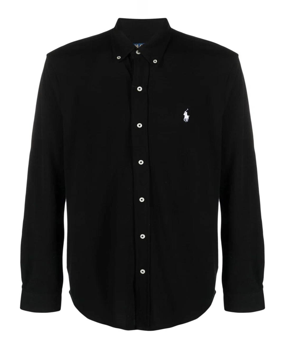 POLO RALPH LAUREN Черная хлопковая кэжуал рубашка, фото 1
