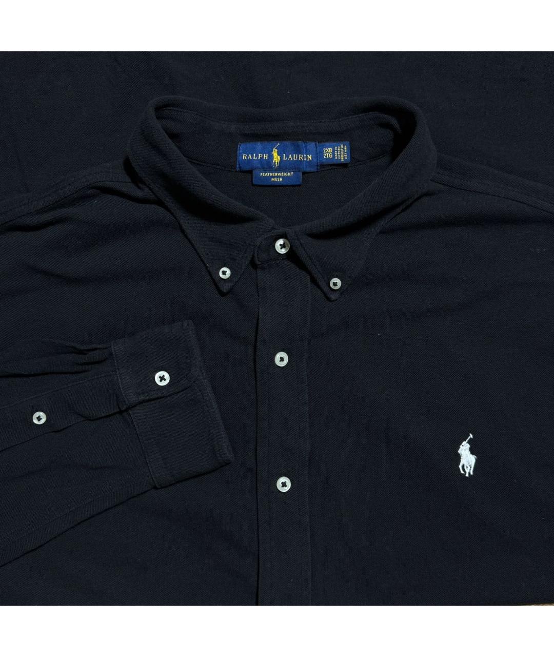 POLO RALPH LAUREN Черная хлопковая кэжуал рубашка, фото 6