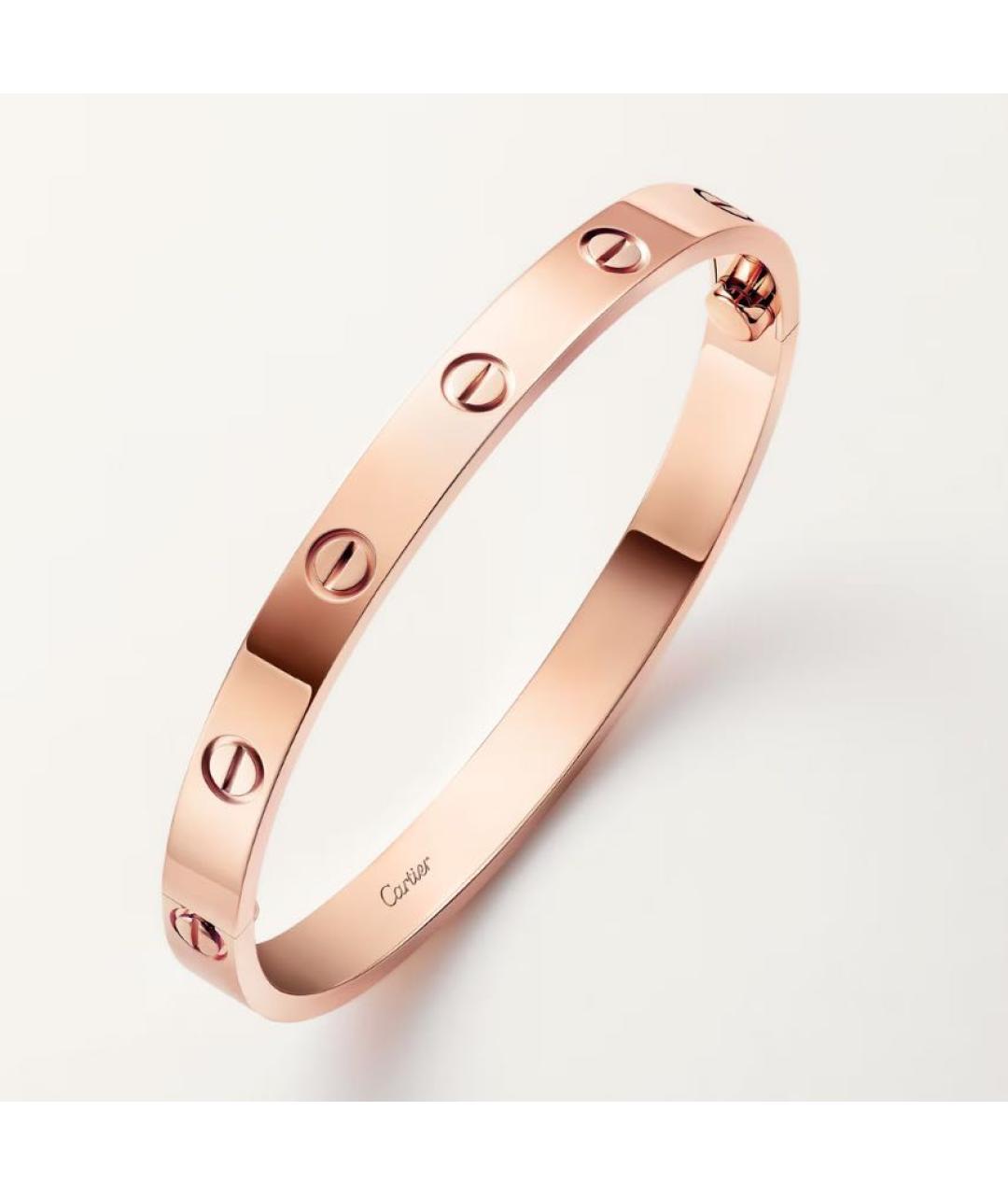 CARTIER Розовый браслет из розового золота, фото 2
