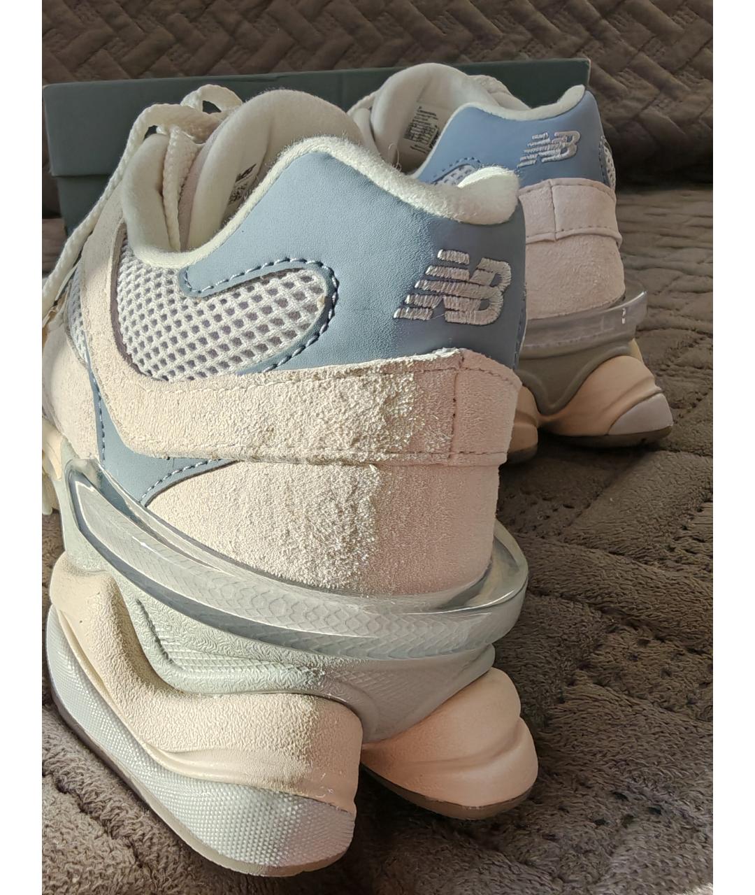 NEW BALANCE Голубые замшевые кроссовки, фото 4