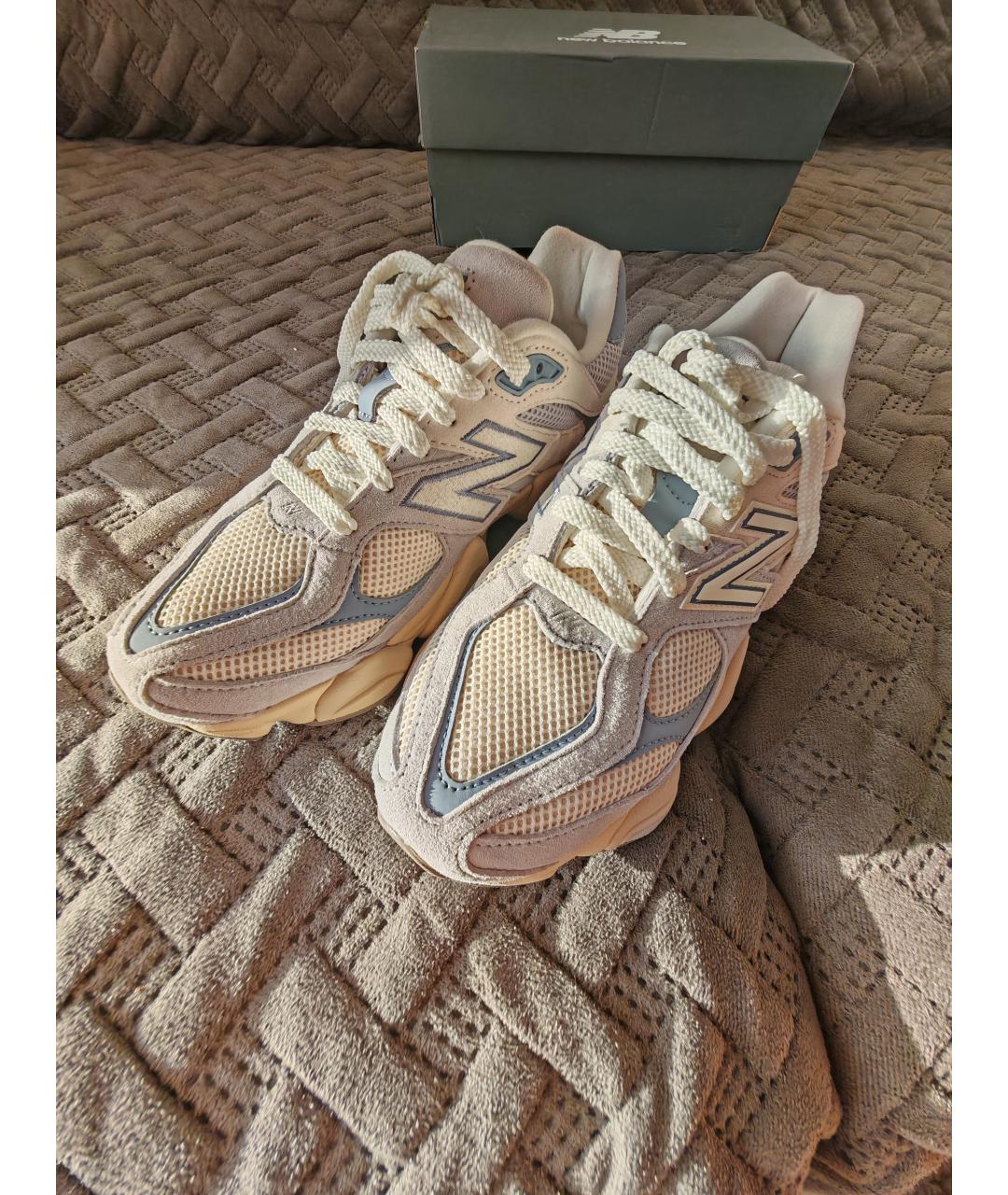 NEW BALANCE Голубые замшевые кроссовки, фото 3