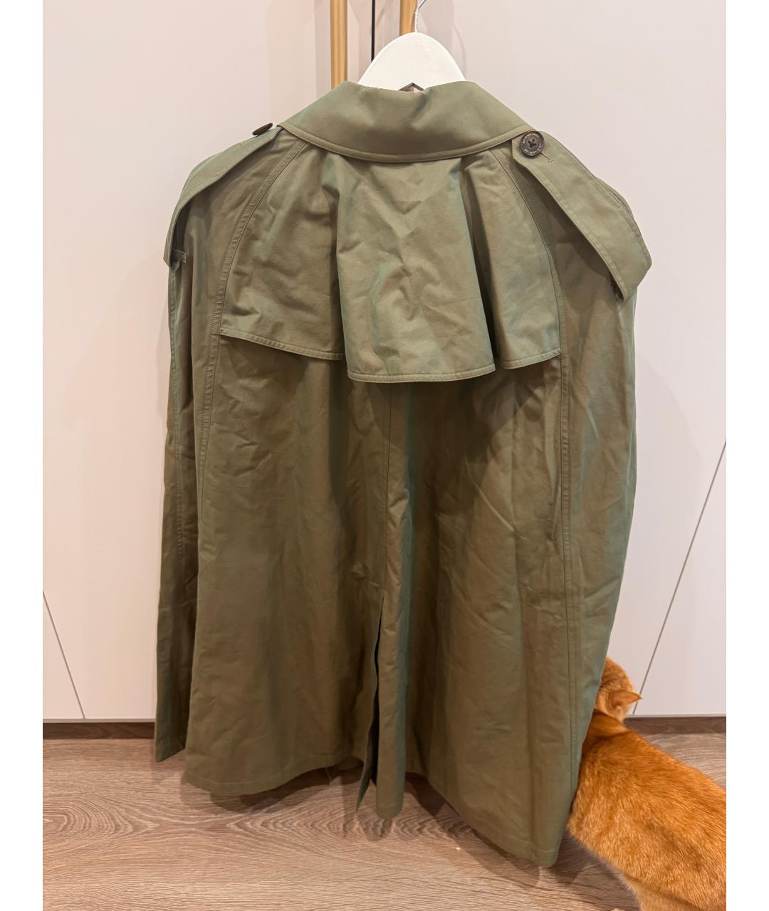 BURBERRY Бежевый хлопковый тренч/плащ, фото 2