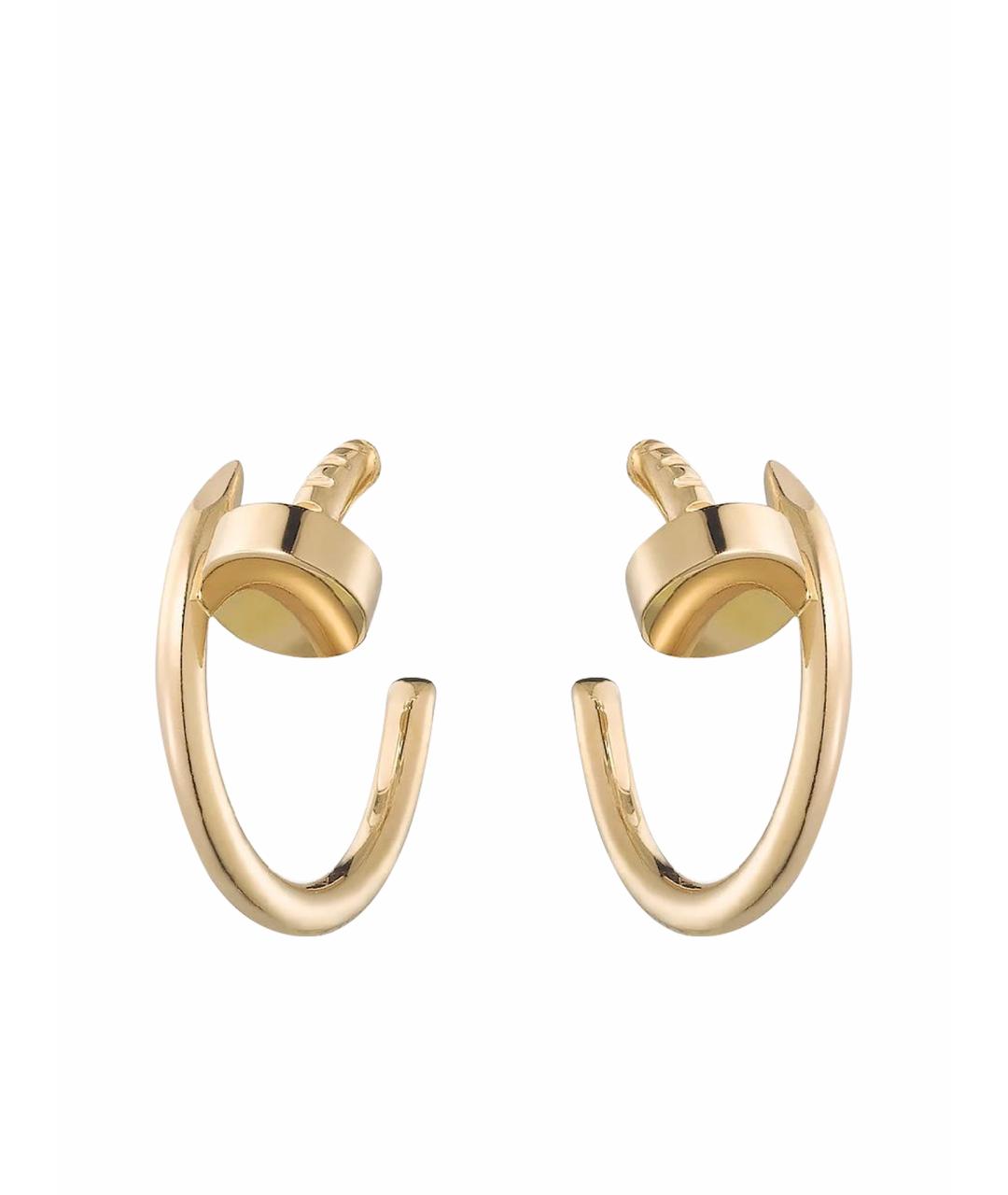 CARTIER Золотые серьги из желтого золота, фото 1