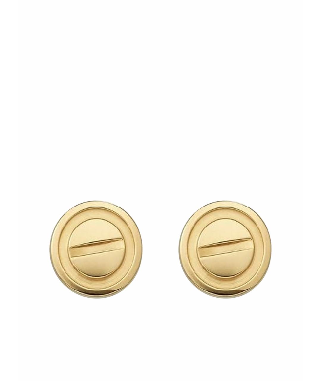 CARTIER Золотые серьги из желтого золота, фото 1