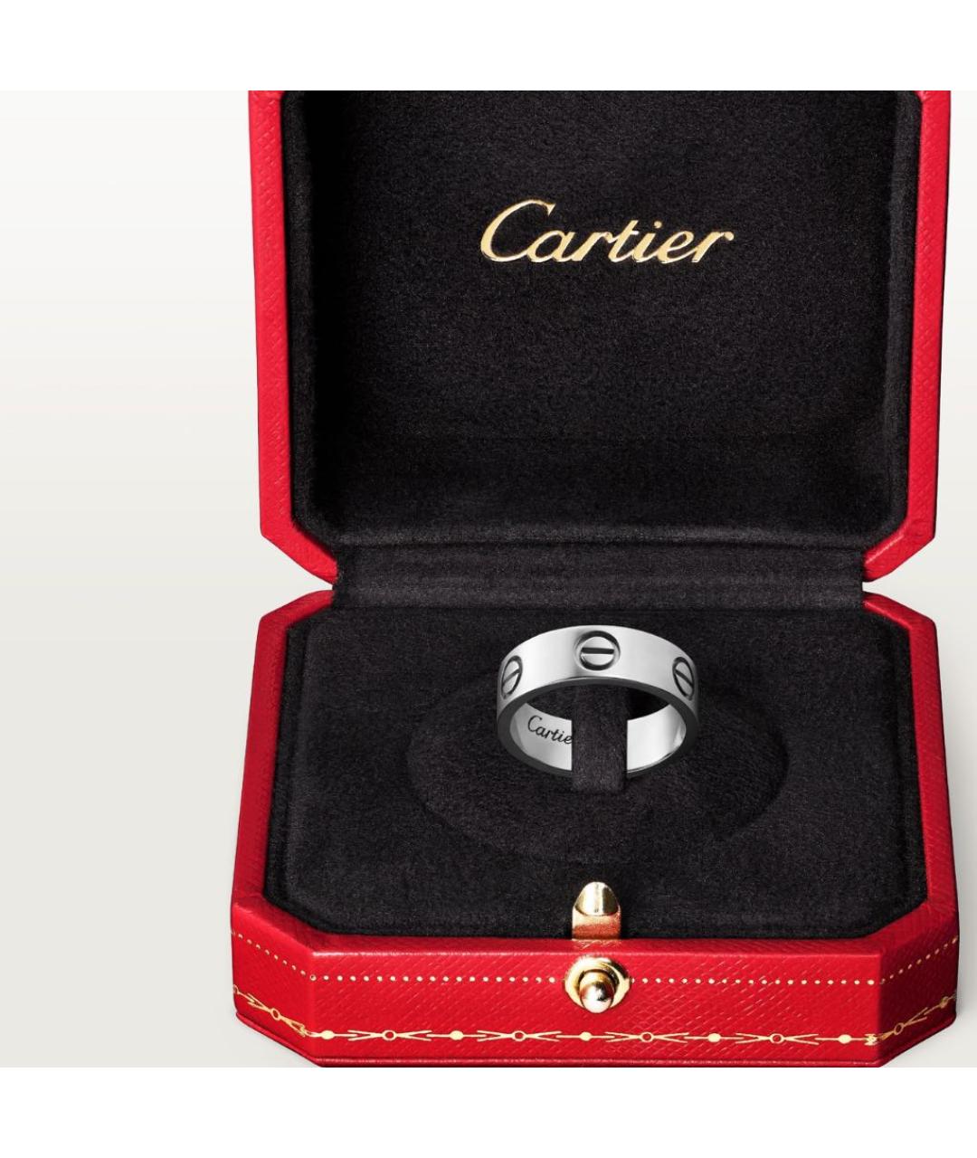 CARTIER Белое кольцо из белого золота, фото 7