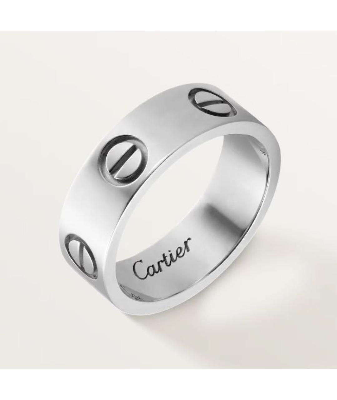CARTIER Белое кольцо из белого золота, фото 2