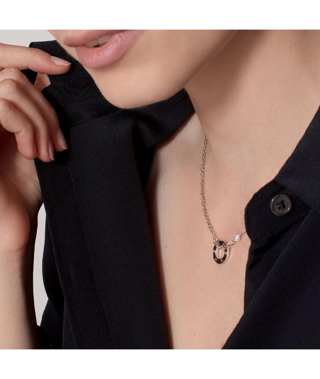 CARTIER Серебряное колье из белого золота, фото 2