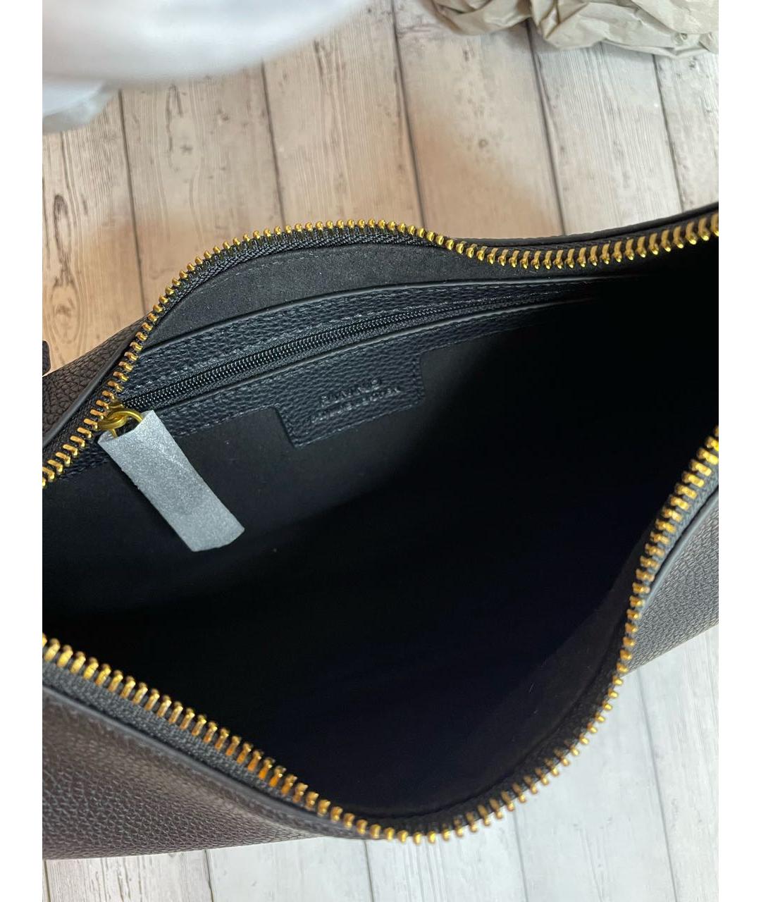 PINKO Черная кожаная сумка через плечо, фото 4