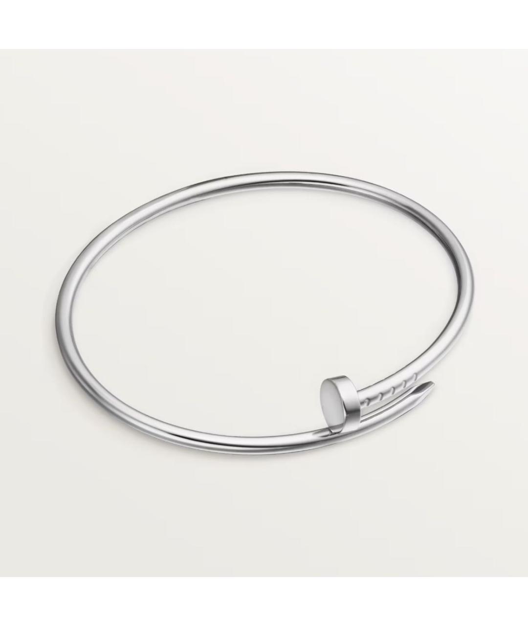 CARTIER Белый браслет из белого золота, фото 9