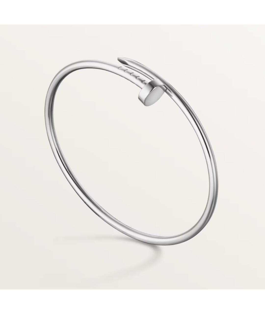 CARTIER Белый браслет из белого золота, фото 2