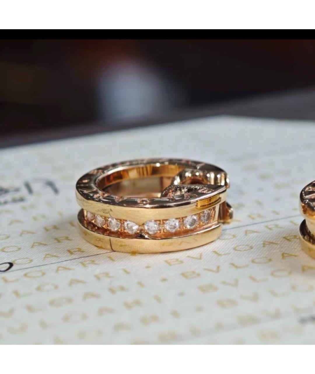 BVLGARI Золотые серьги из розового золота, фото 4