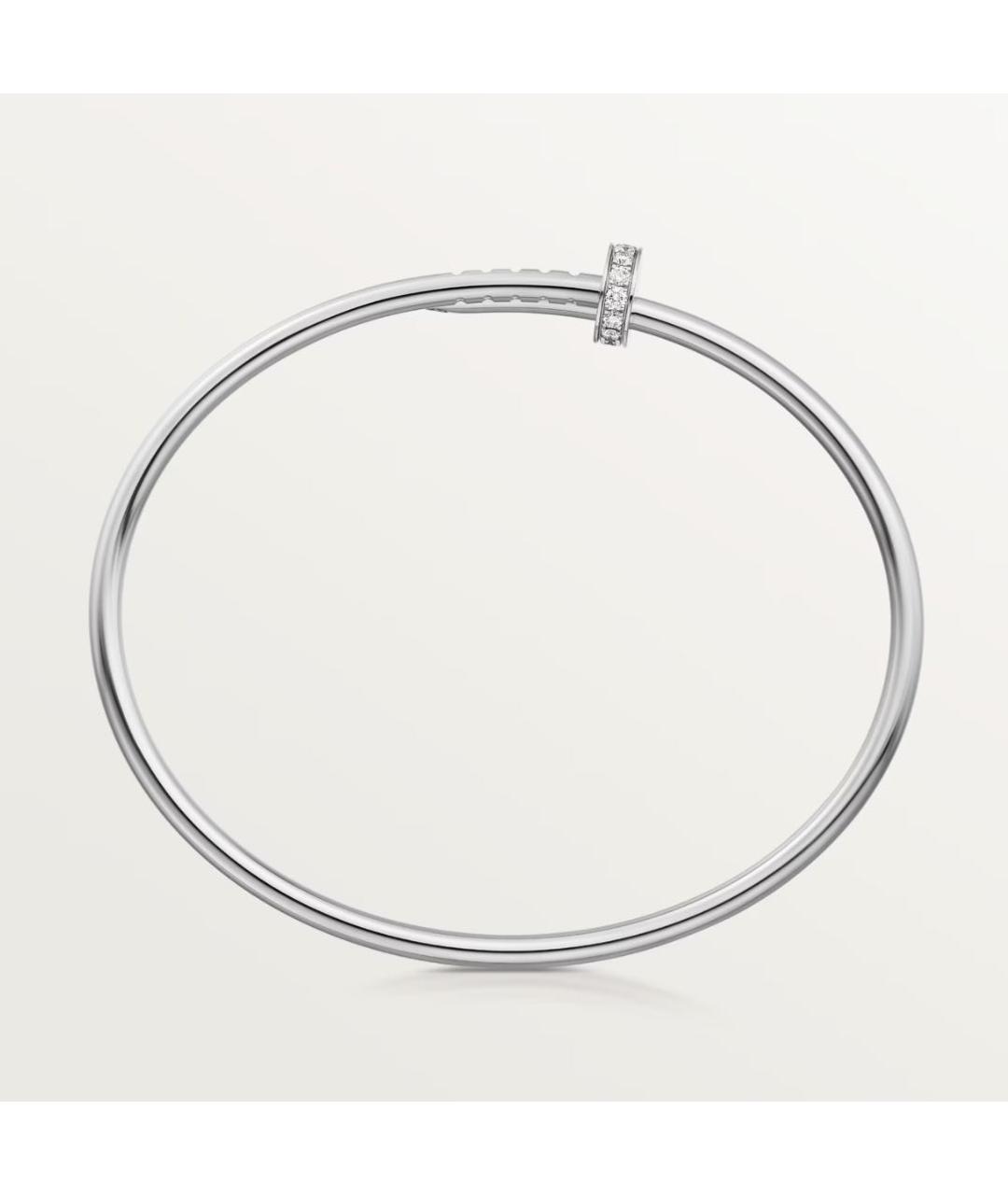 CARTIER Белый браслет из белого золота, фото 5