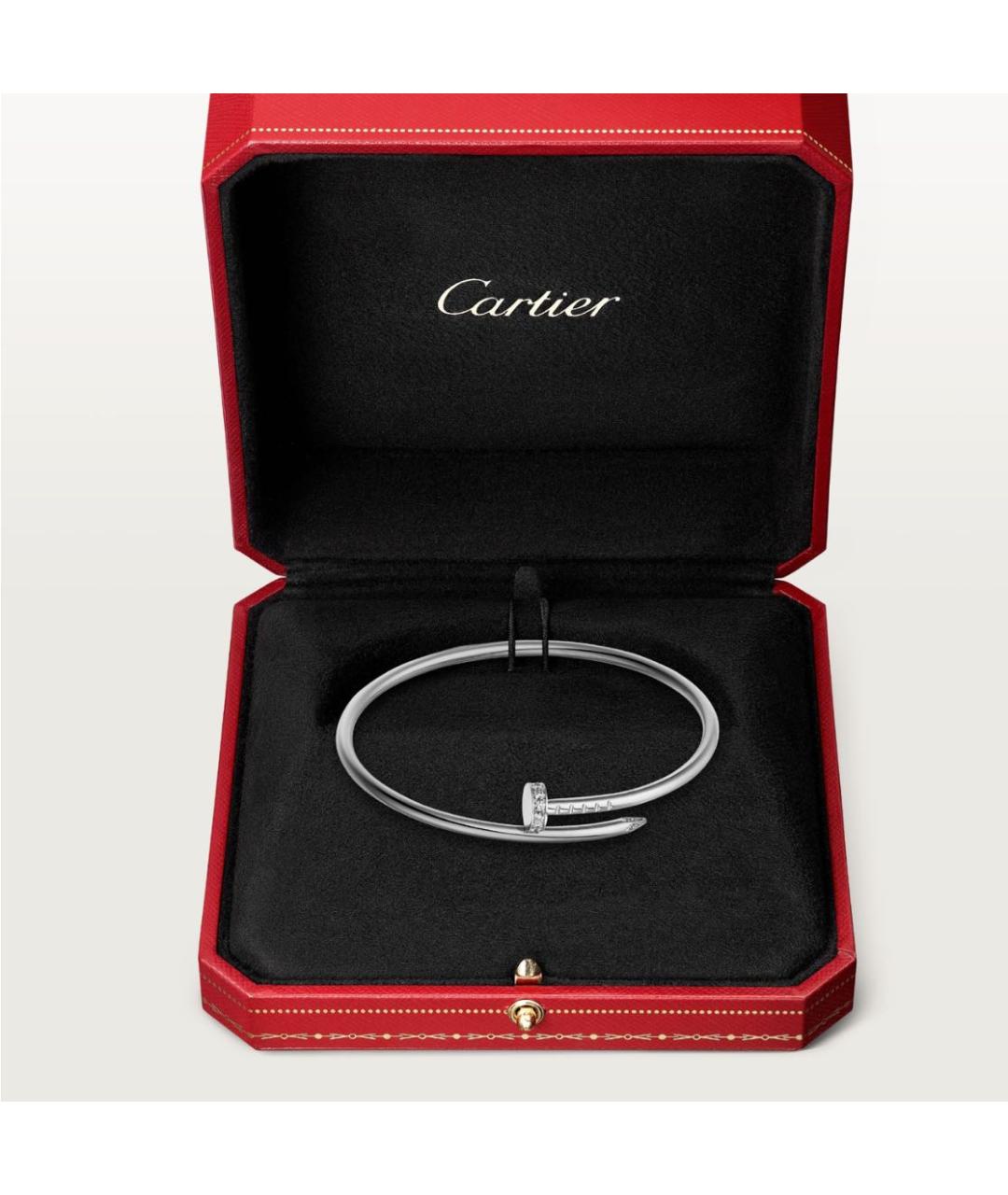 CARTIER Белый браслет из белого золота, фото 7