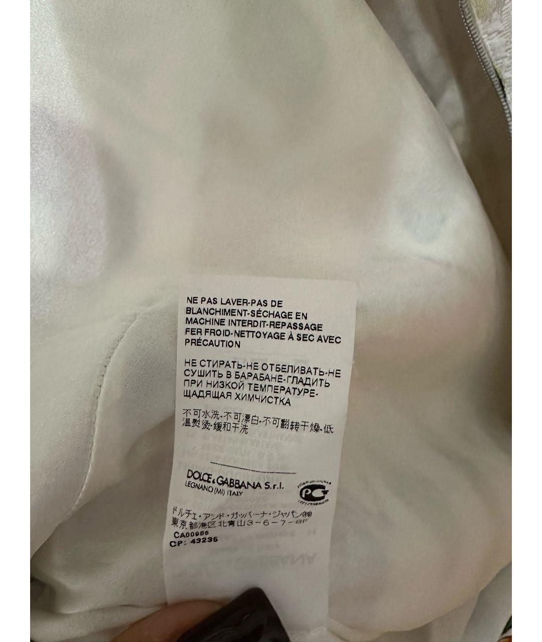 DOLCE&GABBANA Мульти вискозный сарафан, фото 5