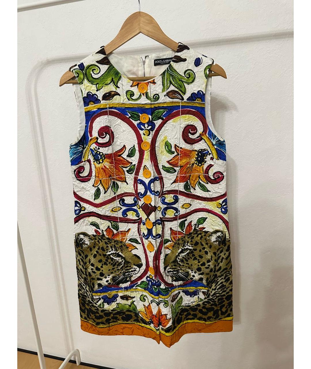 DOLCE&GABBANA Мульти вискозный сарафан, фото 7