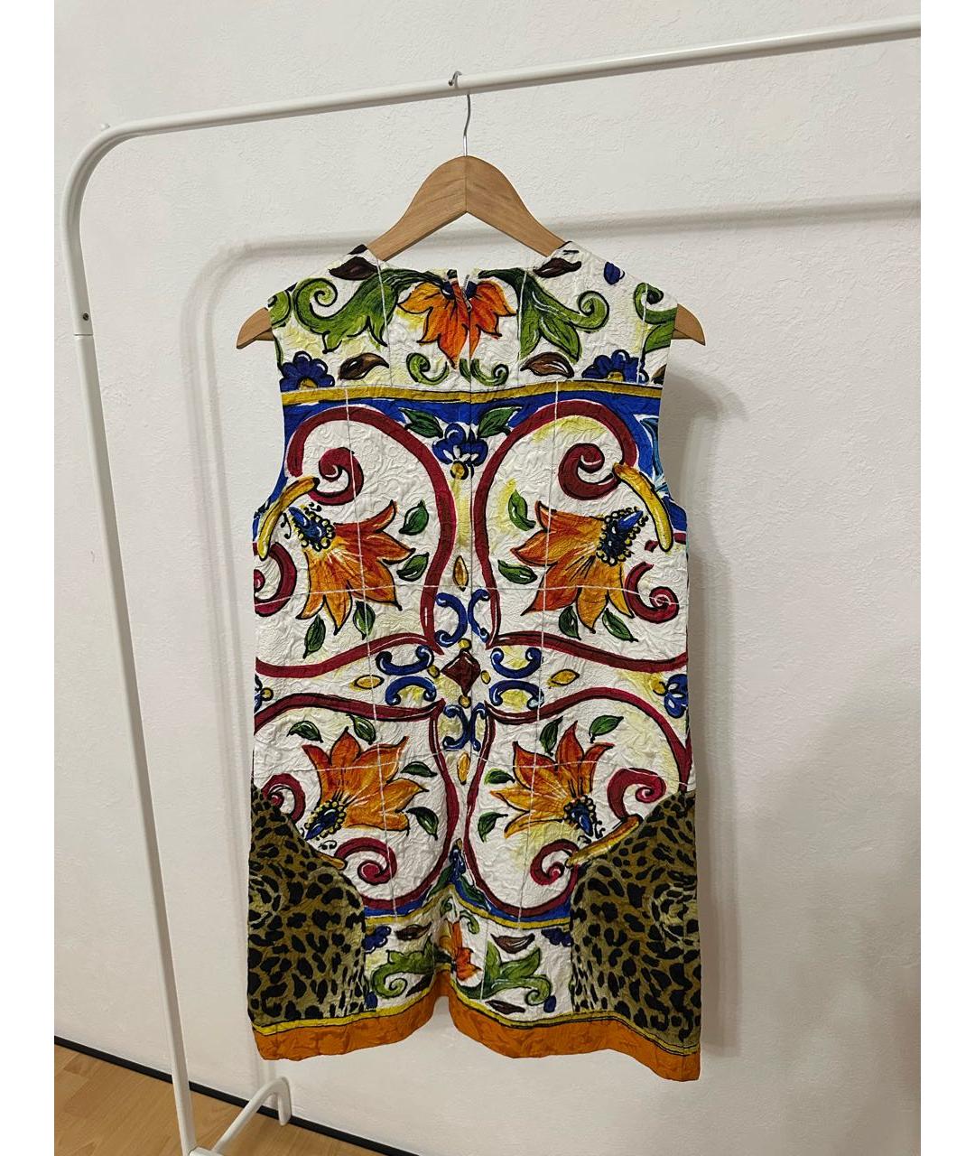 DOLCE&GABBANA Мульти вискозный сарафан, фото 2