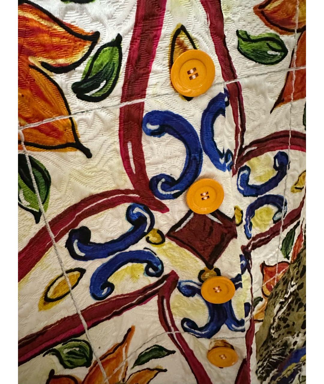 DOLCE&GABBANA Мульти вискозный сарафан, фото 4