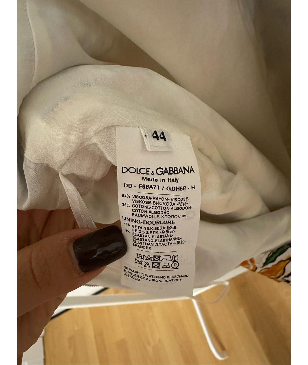 DOLCE&GABBANA Мульти вискозный сарафан, фото 6