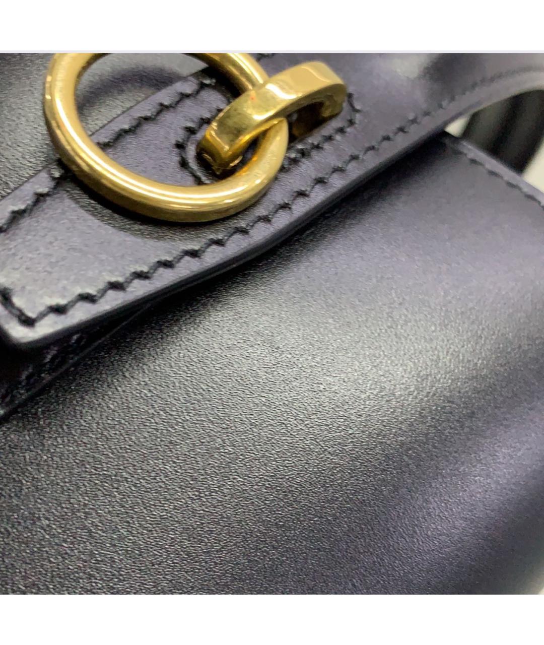SAINT LAURENT Черная кожаная сумка тоут, фото 7
