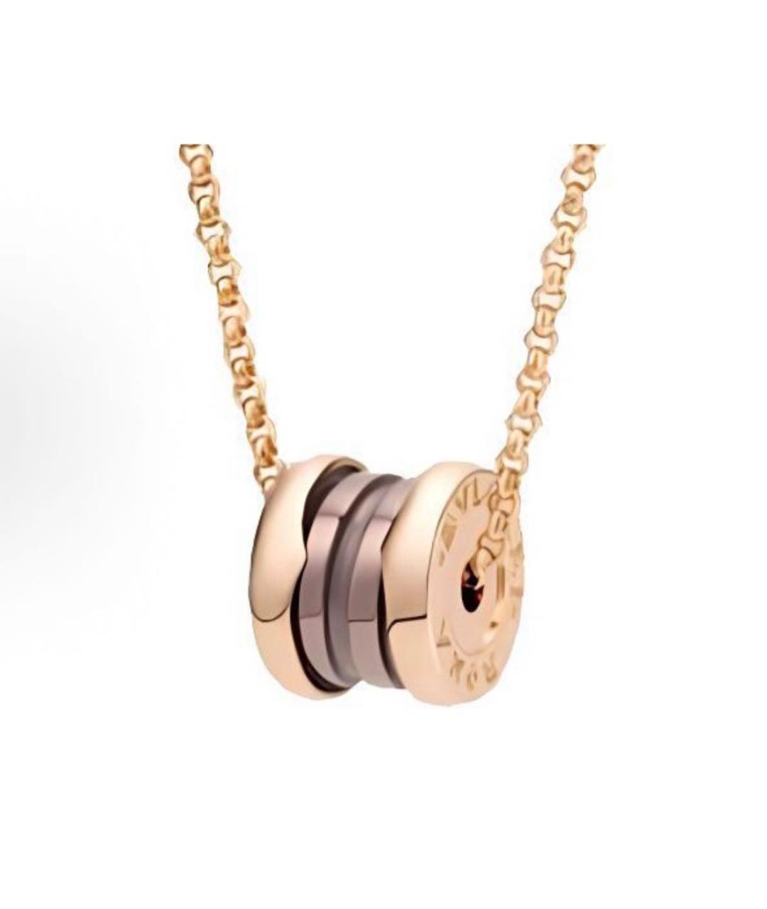 BVLGARI Золотая подвеска из розового золота, фото 6
