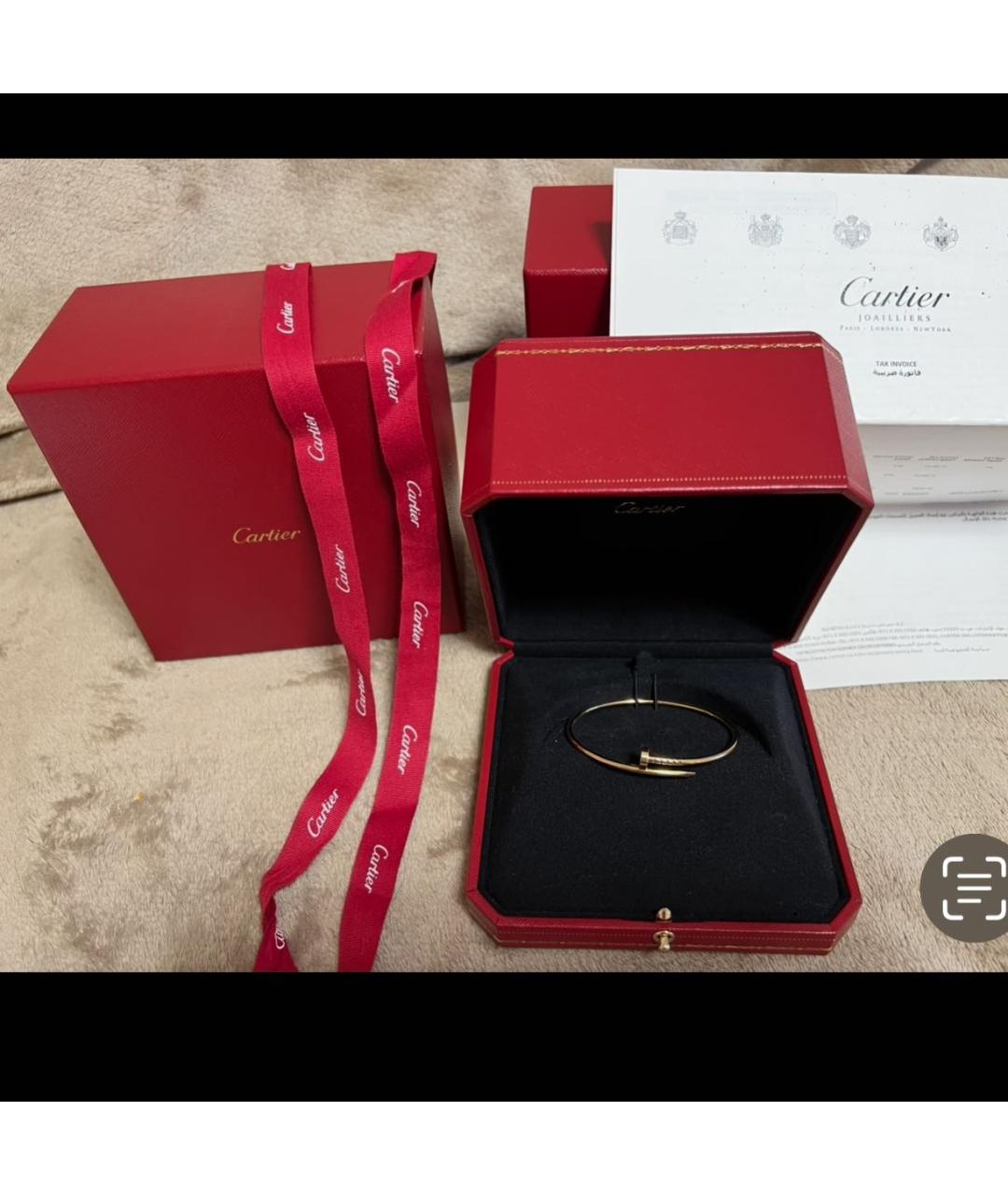 CARTIER Золотой браслет из желтого золота, фото 2