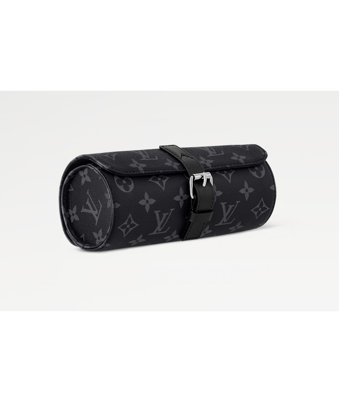 LOUIS VUITTON Антрацитовый кошелек из искусственной кожи, фото 2