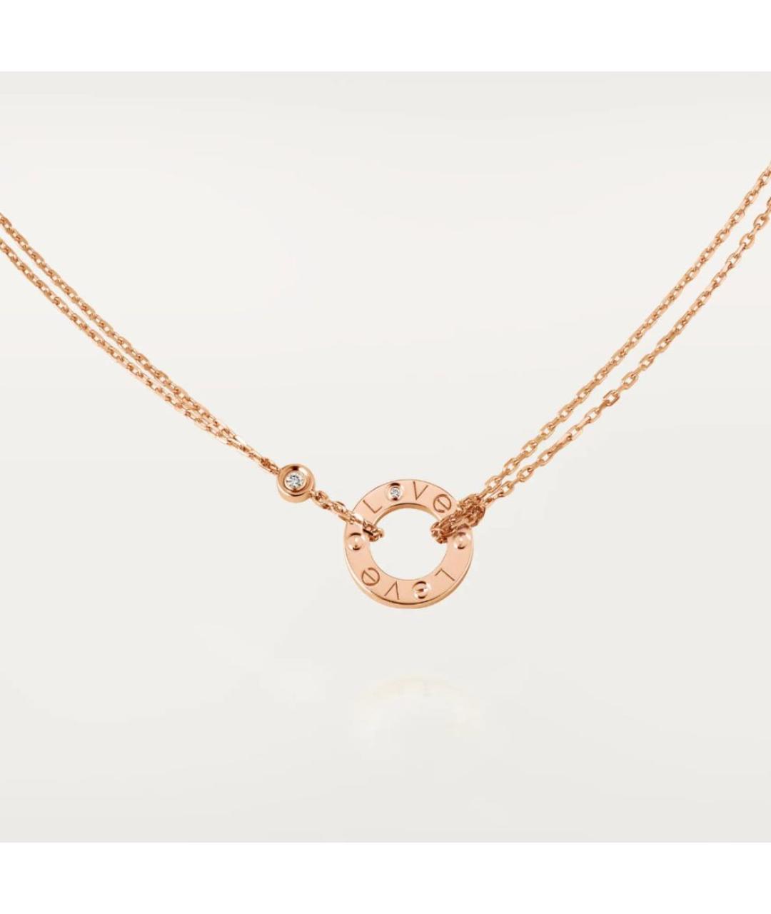 CARTIER Розовая цепочка из розового золота, фото 9