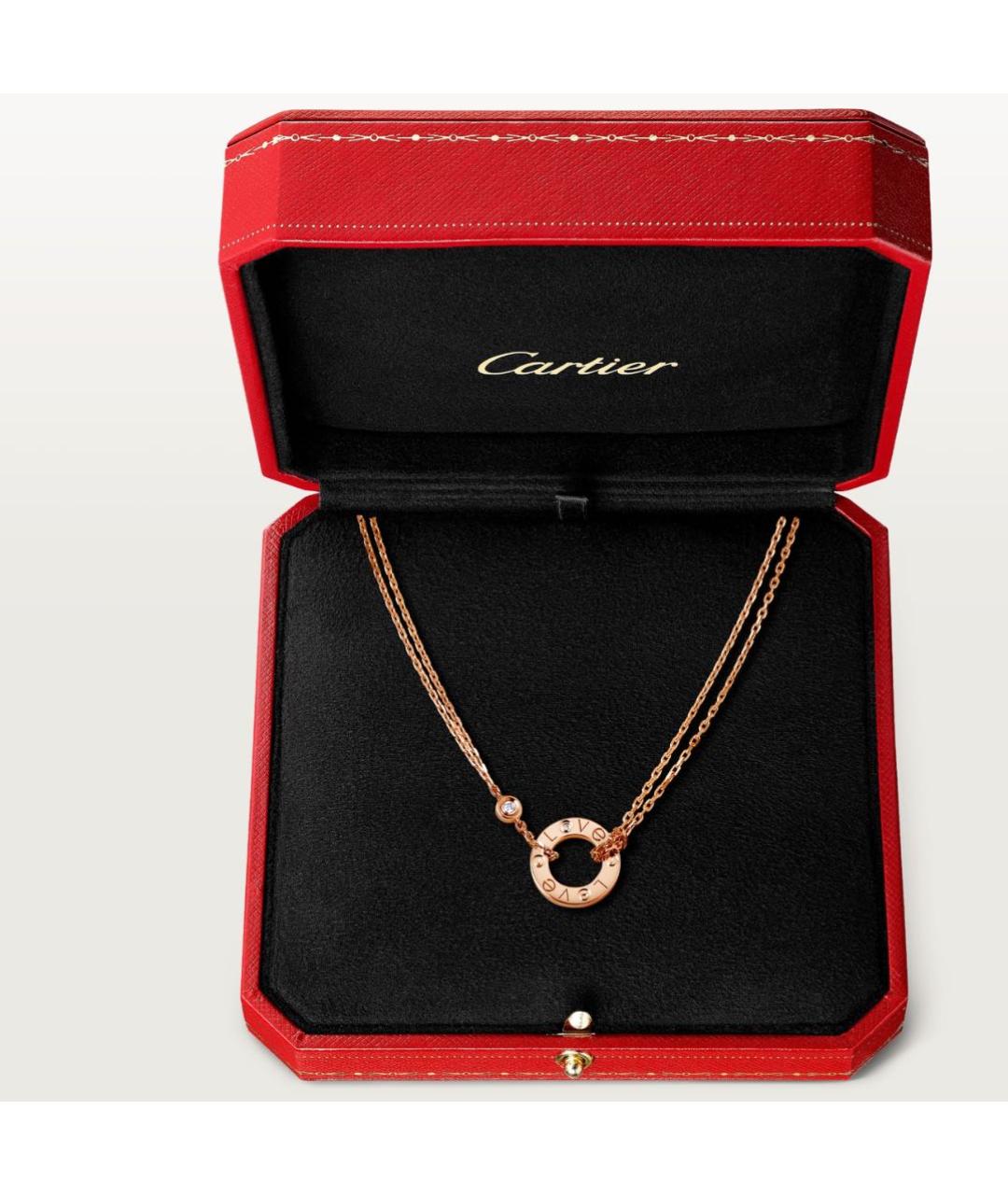 CARTIER Розовая цепочка из розового золота, фото 7