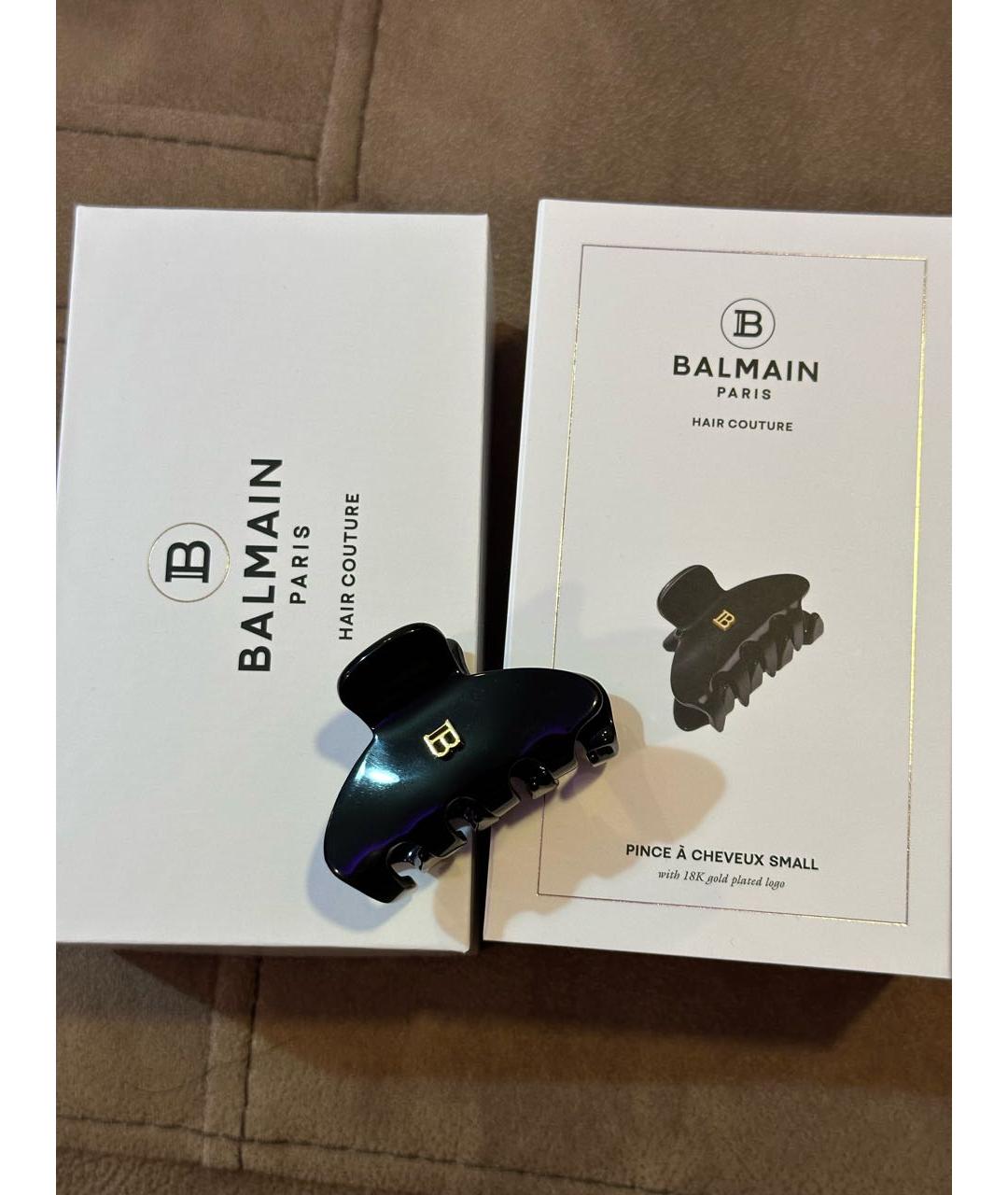 BALMAIN Черная заколка, фото 3