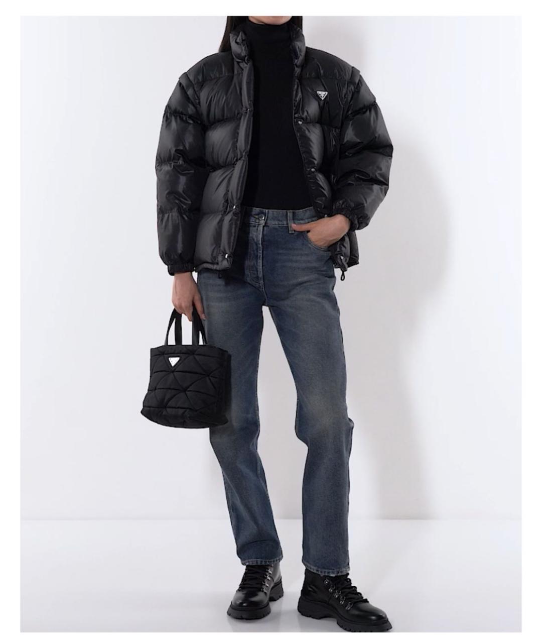PRADA Черная куртка, фото 2