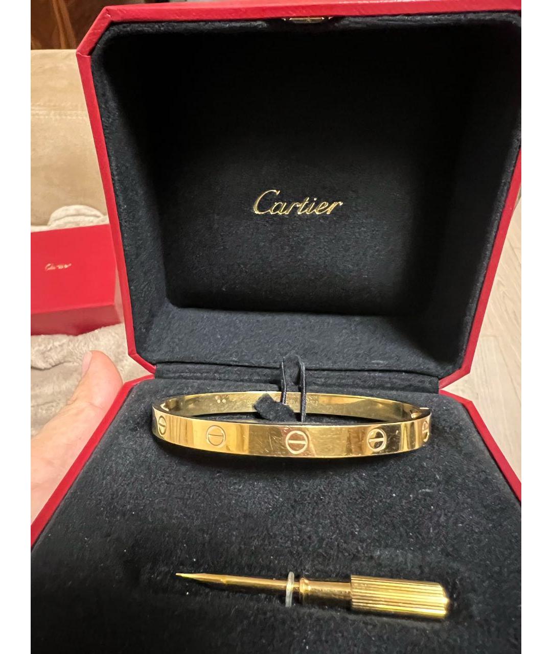 CARTIER Золотой браслет из желтого золота, фото 5