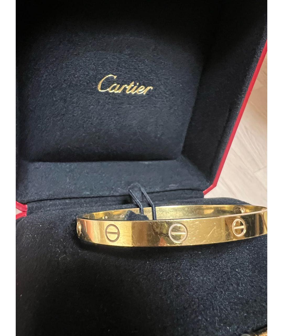 CARTIER Золотой браслет из желтого золота, фото 4