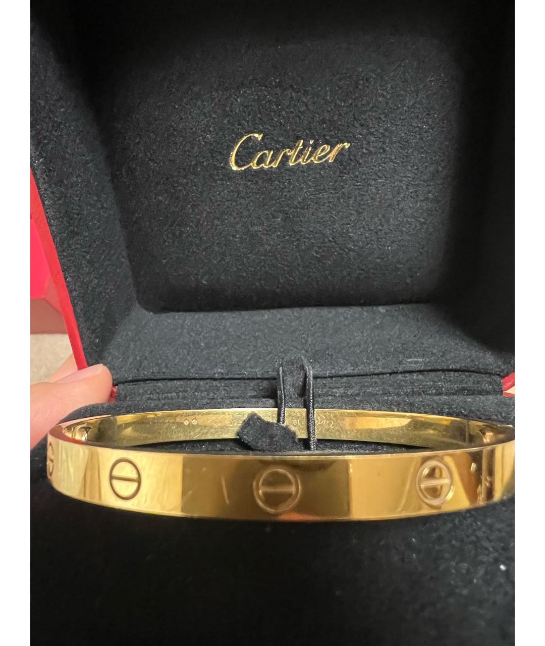 CARTIER Золотой браслет из желтого золота, фото 2