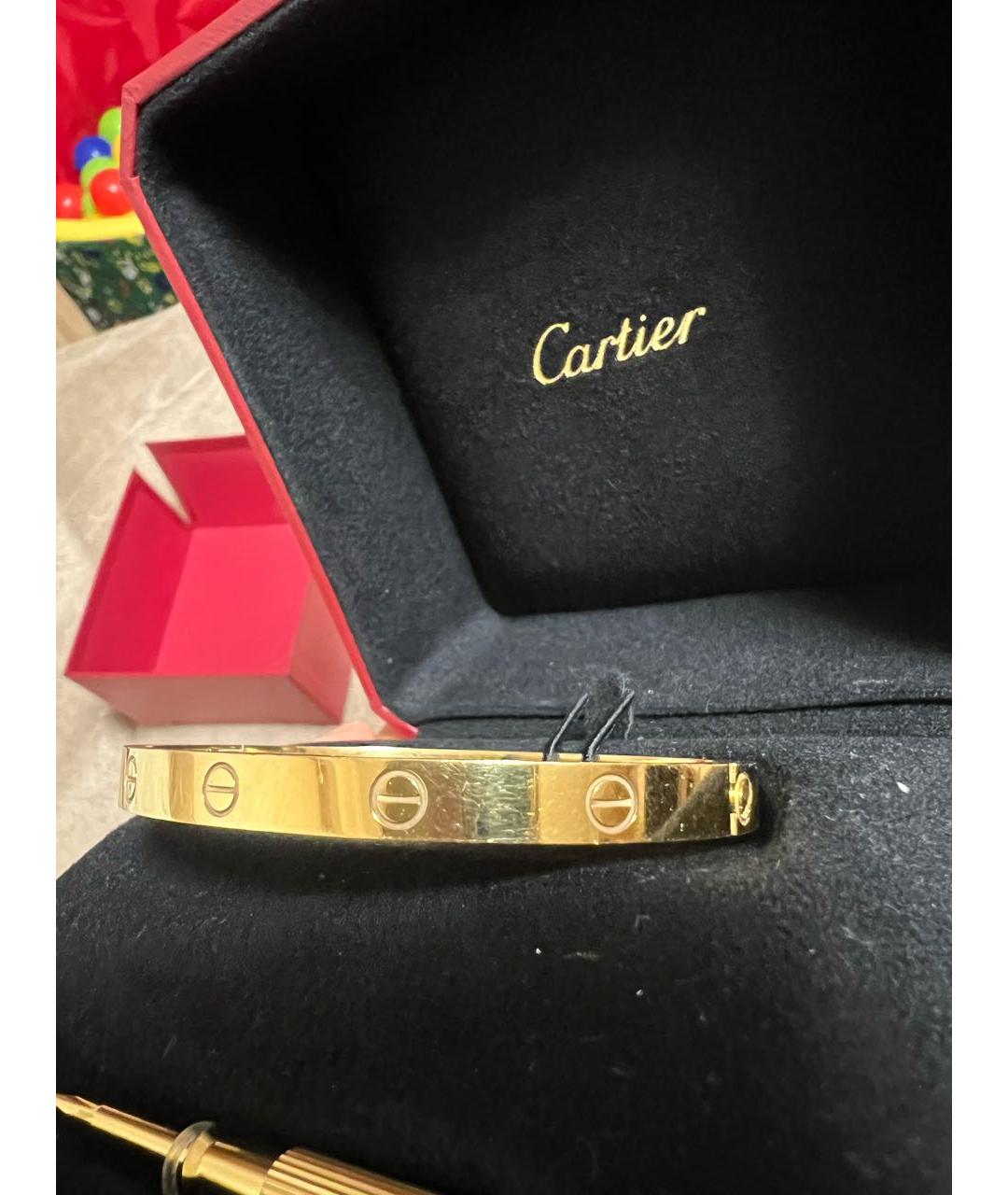 CARTIER Золотой браслет из желтого золота, фото 3