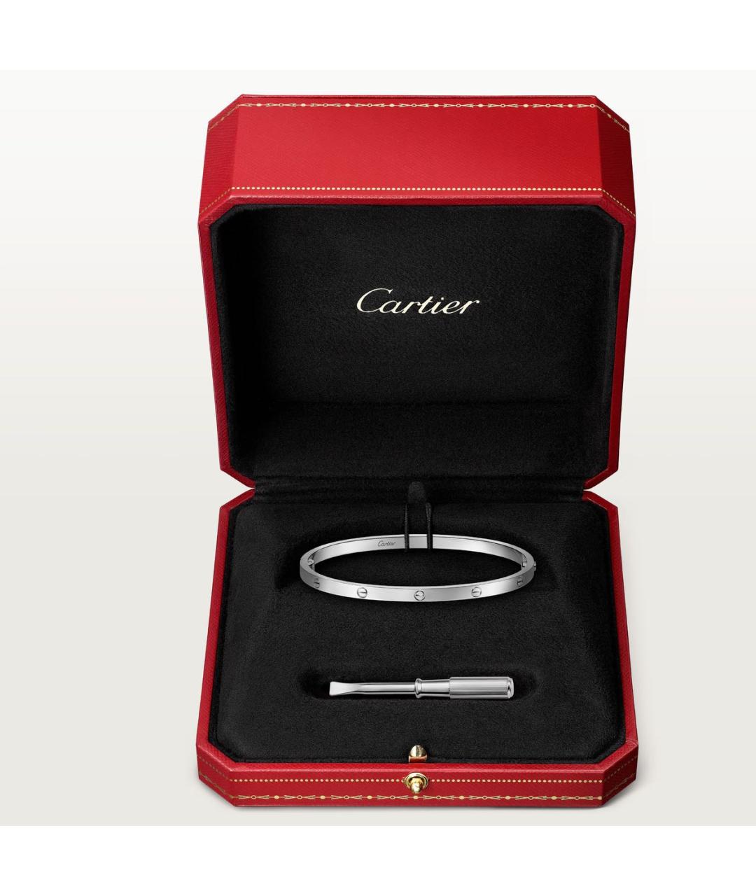 CARTIER Белый браслет из белого золота, фото 7