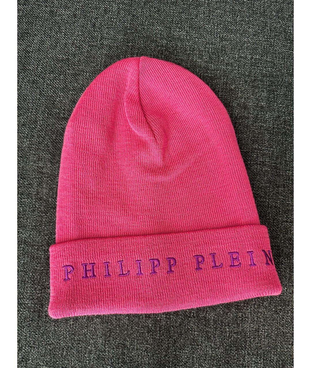 PHILIPP PLEIN Розовая шапка, фото 5